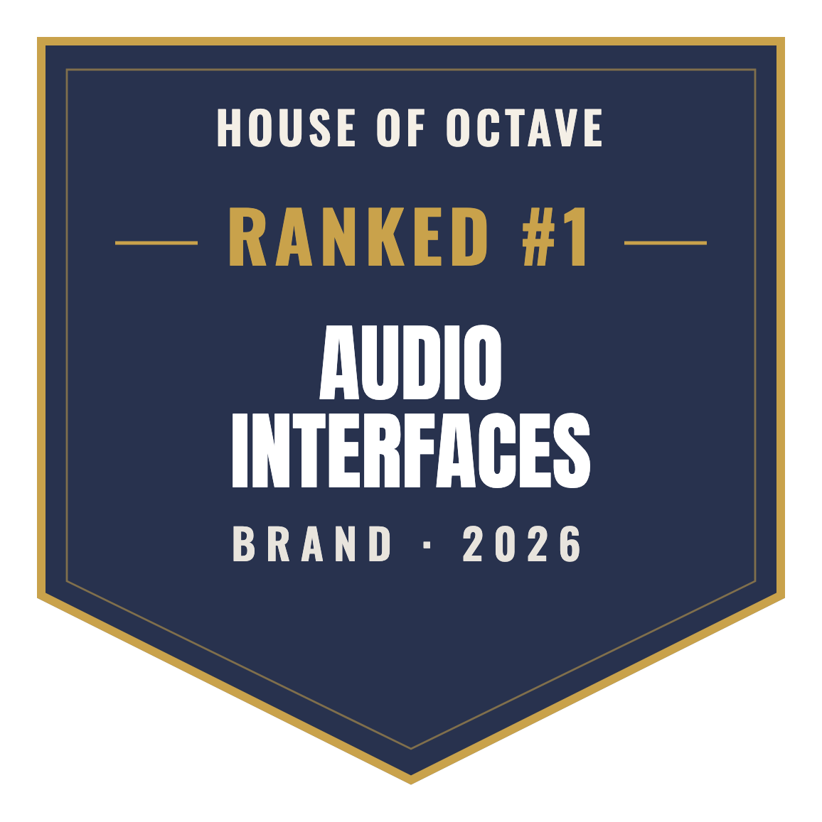 House of Octave Top Brand 2026 — Audio Interfaces