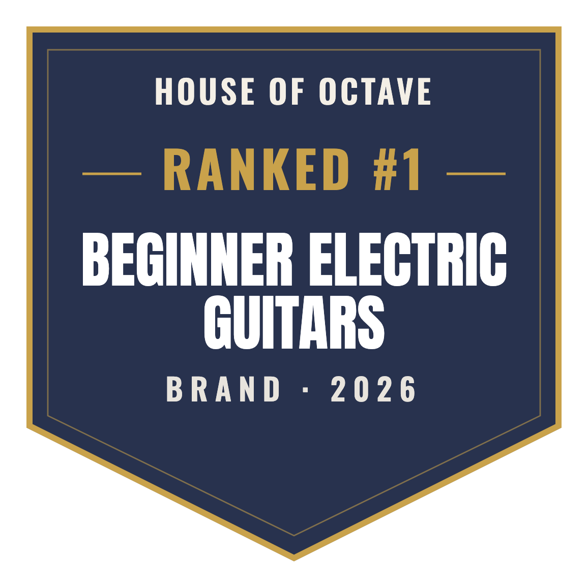 House of Octave Top Brand 2026 — Beginner Electric Guitars