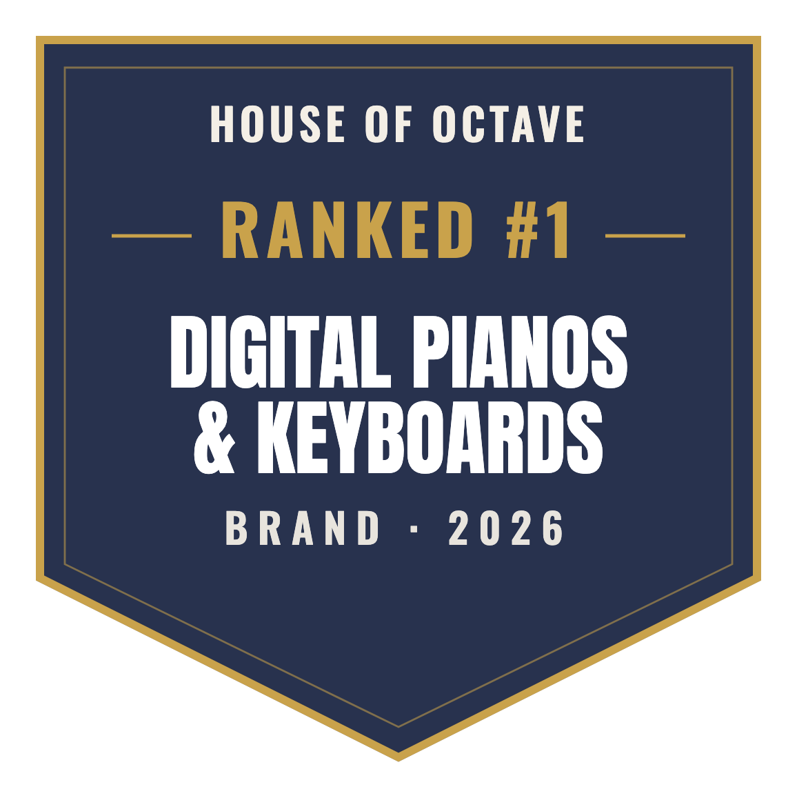 House of Octave Top Brand 2026 — Digital Pianos & Keyboards