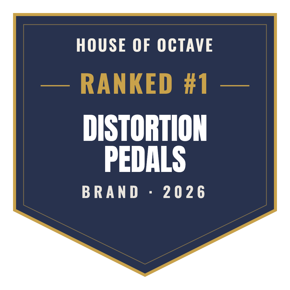House of Octave Top Brand 2026 — Distortion Pedals