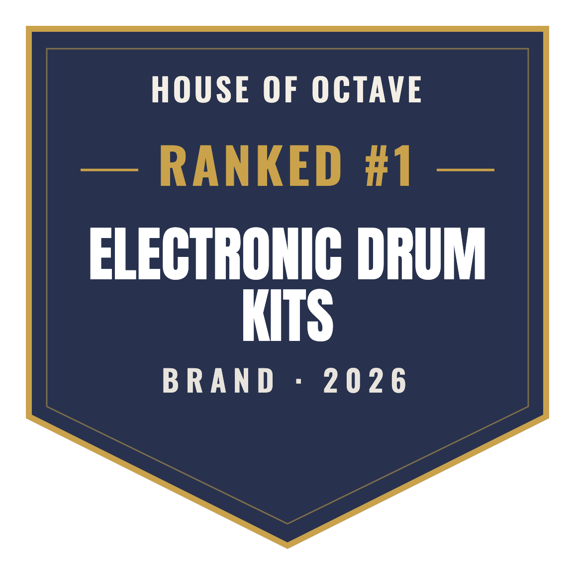 House of Octave Top Brand 2026 — Electronic Drum Kits