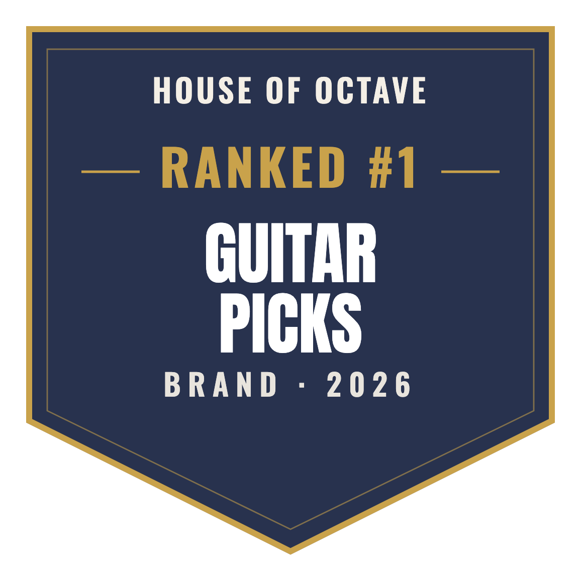 House of Octave Top Brand 2026 — Guitar Picks