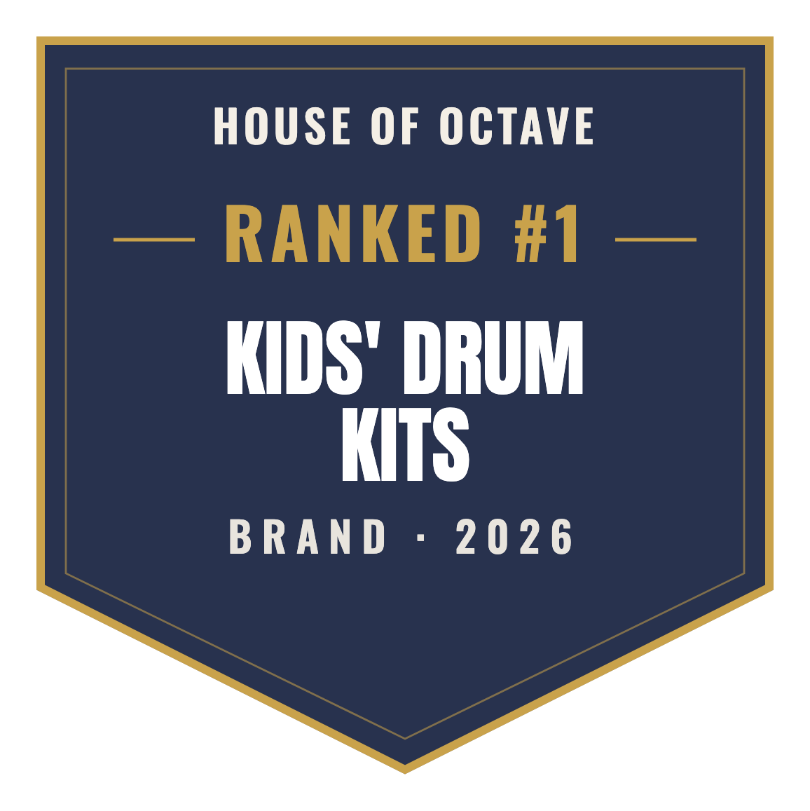 House of Octave Top Brand 2026 — Kids' Drum Kits