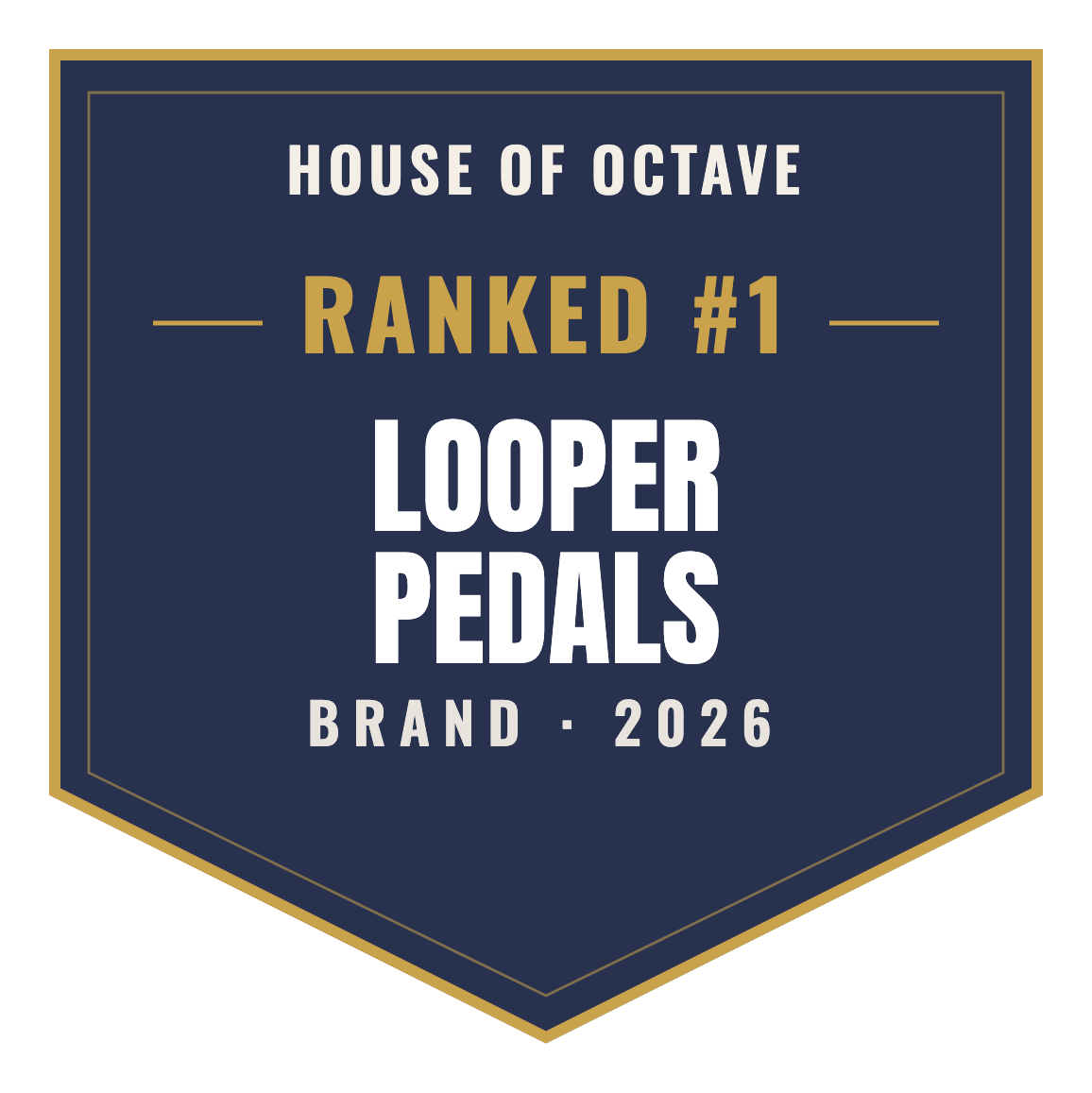 House of Octave Top Brand 2026 — Looper Pedals