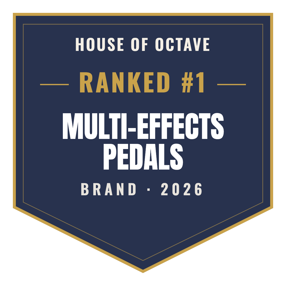 House of Octave Top Brand 2026 — Multi-Effects Pedals