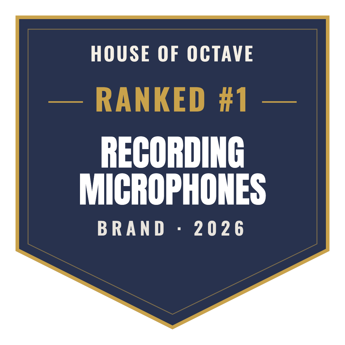 House of Octave Top Brand 2026 — Recording Microphones