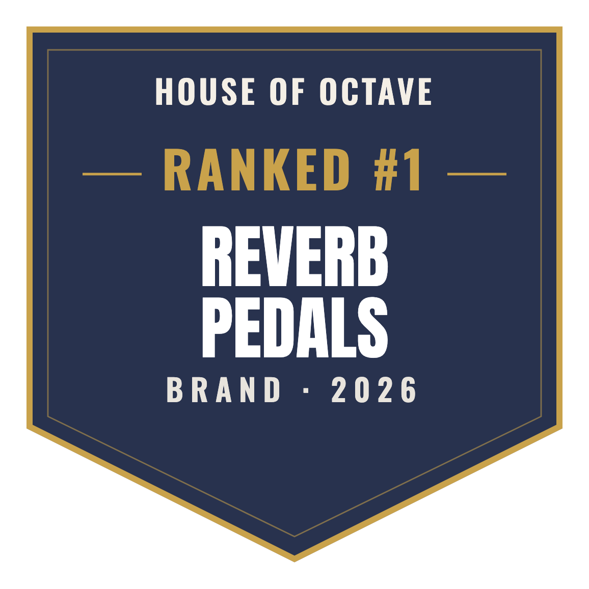 House of Octave Top Brand 2026 — Reverb Pedals